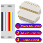 Molex KK-Cable KF2510 12-Pin Same-Side-Head PVC Cable