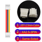 JST 2.5mm XA 3Pin Same-Side-HeadCable