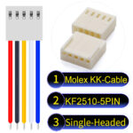 Molex KK-Cable KF2510 5-Pin Single-Headed PVC Cable