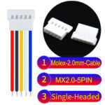 Molex MX2.0mm 5-Pin Male Single-Headed Cable