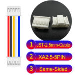 JST 2.5mm XA 5Pin Same-Side-Head Cable