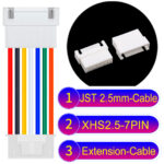 JST XHS2.5 with Belt Lock 7Pin Male Female Extension Cable