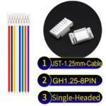 JST GH1.25mm 8-Pin Single-Headed 28AWG PVC Cable