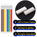 JST 2.5mm SCN2.5 8Pin Single-Headed Cable