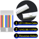 JST VH 11Pin Reverse-Side-Head Cable
