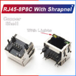 RJ45-8P8C With Shrapnel Ethernet Connector for stable networks