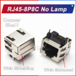 RJ45-8P8C No Lamp Ethernet Network Connector for Reliable Connections