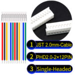 JST PHD2.0 2×12Pin Dual Row Single-Headed Cable