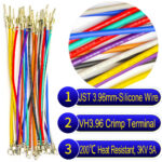 JST VH 3.96mm male-female extension pre-crimped terminal silicone cable
