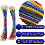 JST VH 3.96mm male-female extension pre-crimped terminal cable
